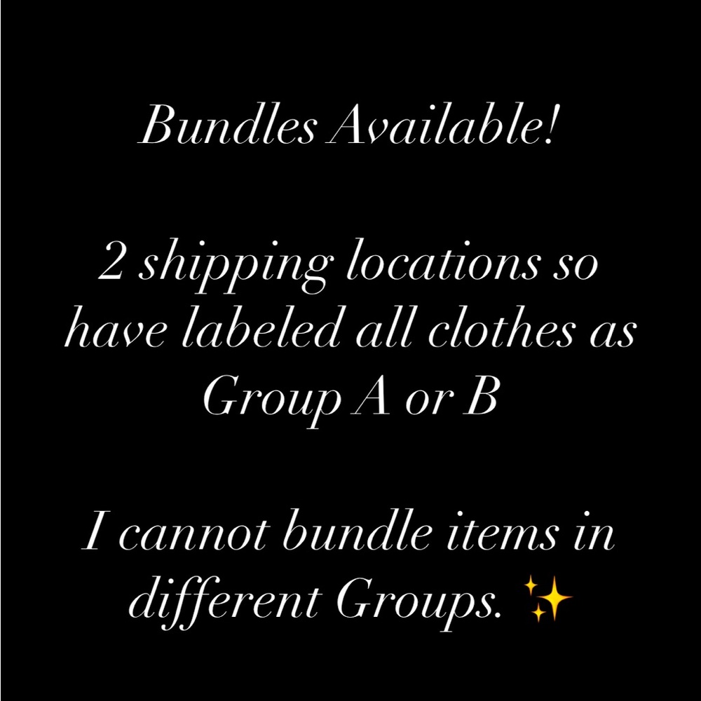 Bundles Available
